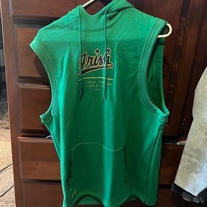 Under Armour Workout Hoodie Vest. Norte Dame